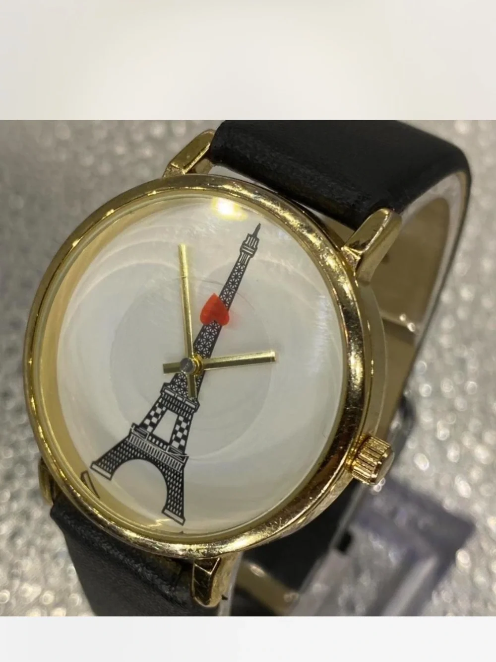 Charming Charlie *** Eiffel Tower “ Rotating Heart ♥️ “ ladies watch ^^^